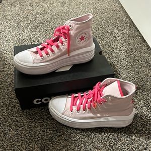 Cute, comfortable, pink converse
